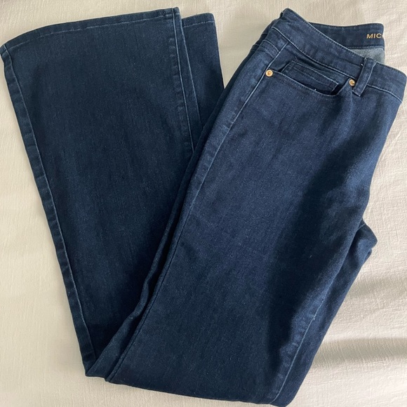 Michael Kors Denim - Michael Kors Womens Stretch Flare Jeans Dark Wash Size 6